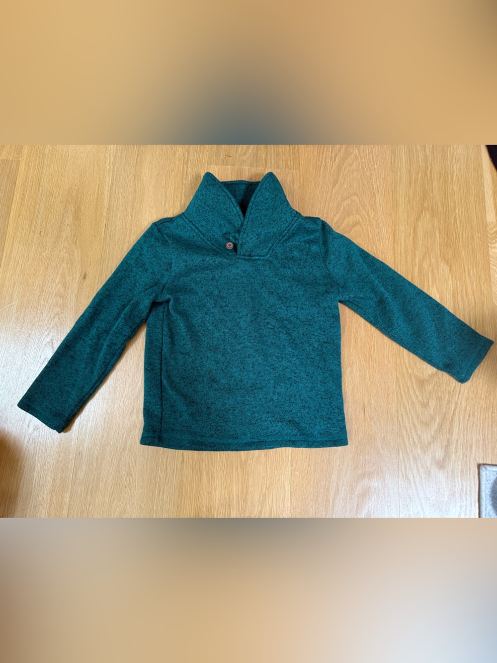 jumping beans Teal Funnel Collar Pullover Sweater